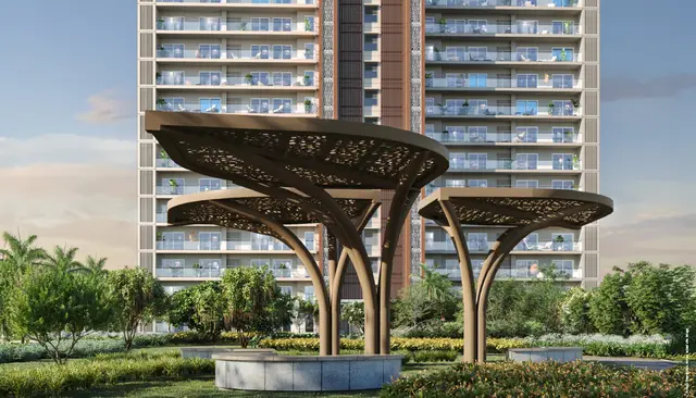 Godrej Vanantara 80% open green spaces forest promenades and landscaped gardens